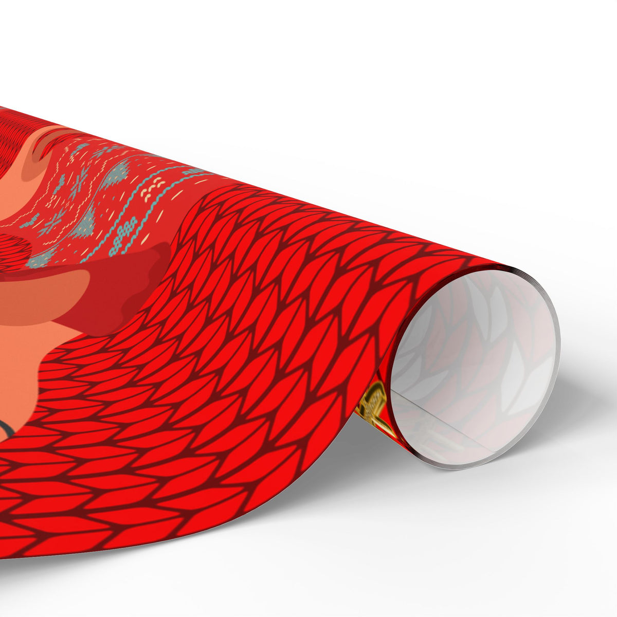 Christmas Dachshund Wrapping Paper – Red Holiday Dog Print