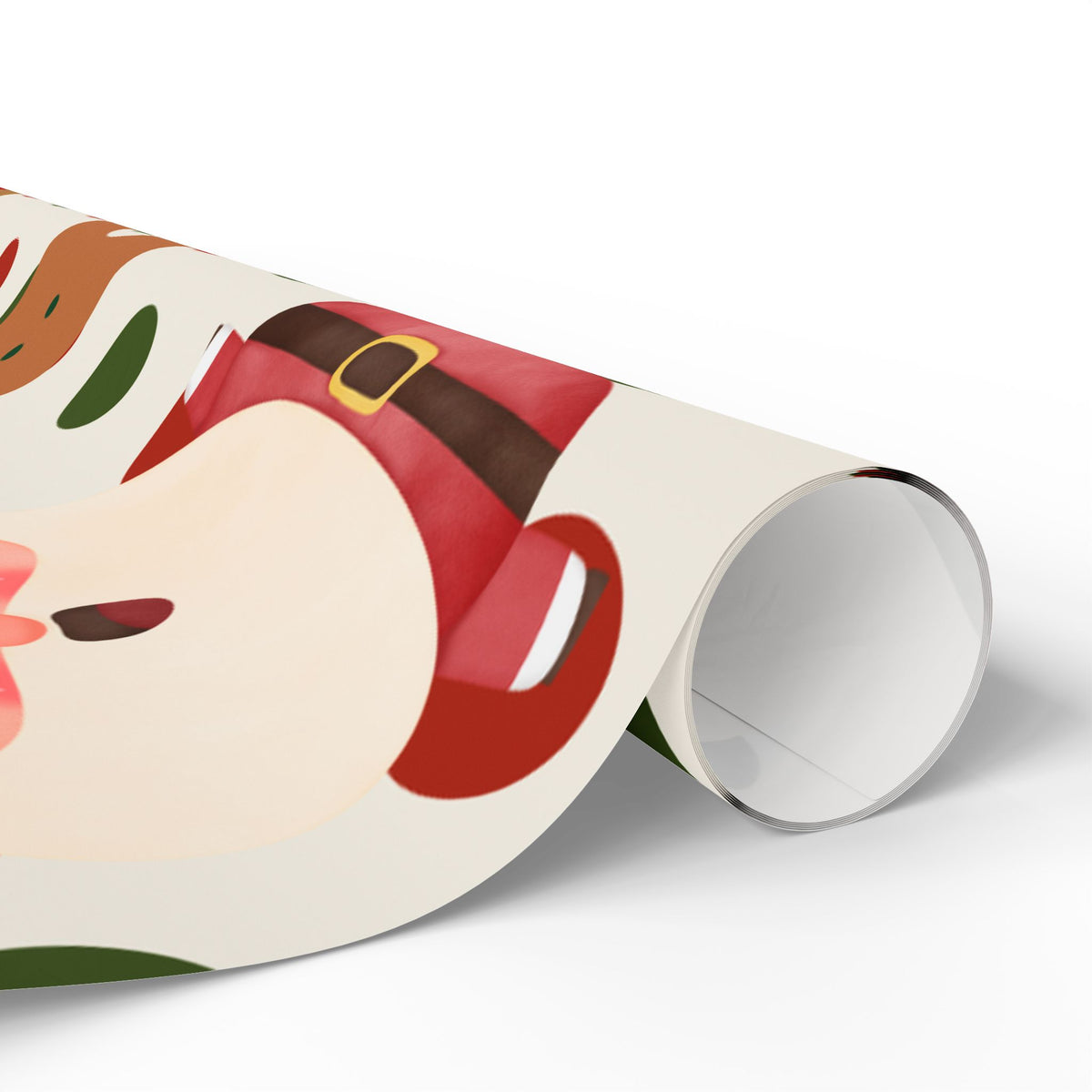 Santa Gingerbread Man & Reindeer Wrapping Papers