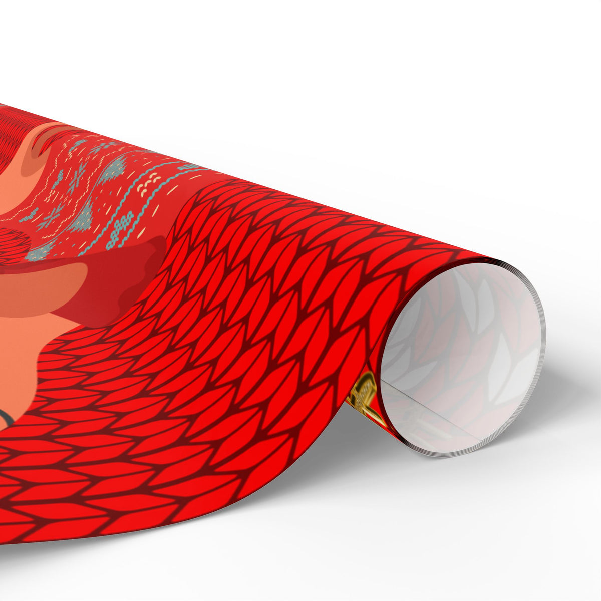 Christmas Dachshund Wrapping Paper – Red Holiday Dog Print